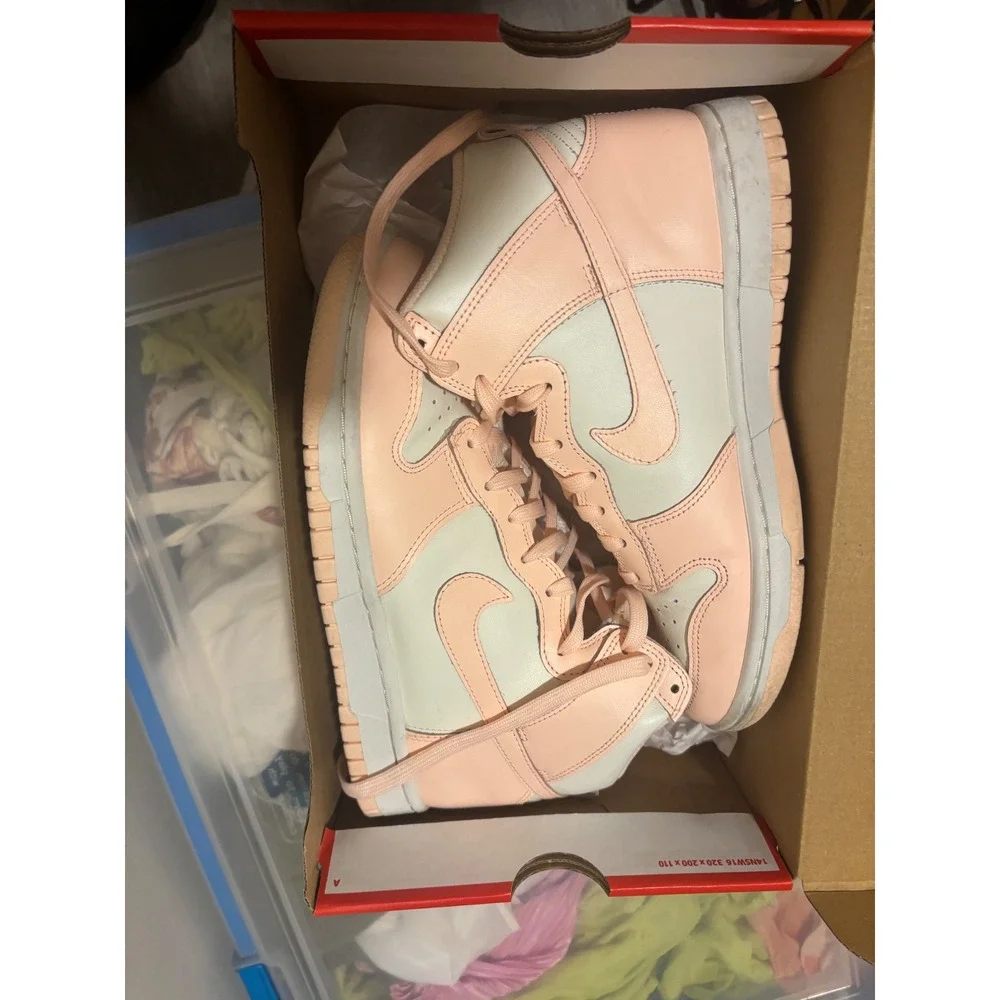 Nike Dunk High Sail Crimson Tint‎ Sneakers Fashion Shoes DD1869-104 W 8